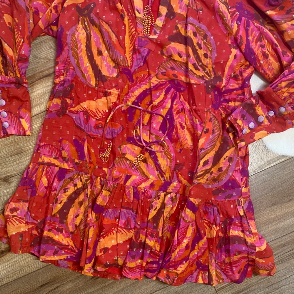 Farm Rio Banana Juice Mini Dress - Picture 6 of 8
